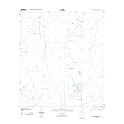 2013 Map of Sawmill Branch, 2013 Print