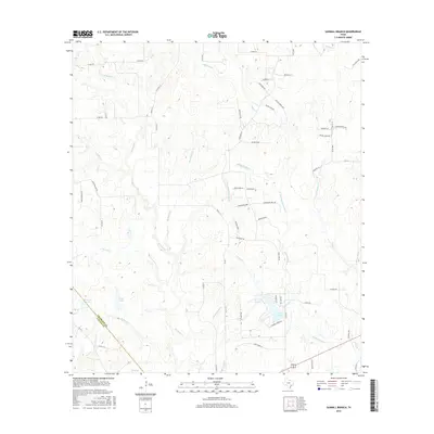 2016 Map of Sawmill Branch, 2016 Print