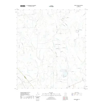 2019 Map of Sawmill Branch, 2019 Print