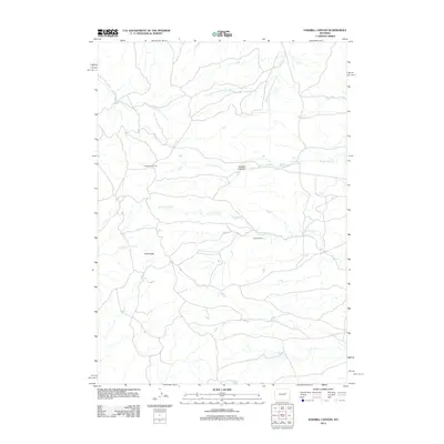 2012 Map of Sawmill Canyon, 2012 Print
