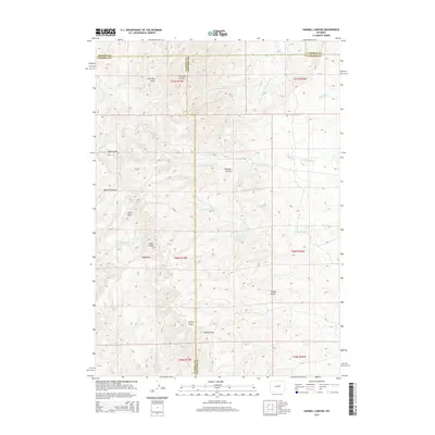 2015 Map of Sawmill Canyon, 2015 Print