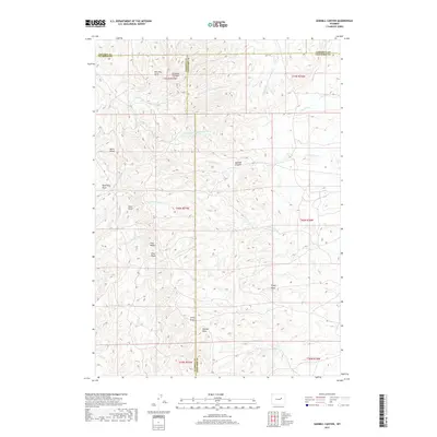 2017 Map of Sawmill Canyon, 2017 Print