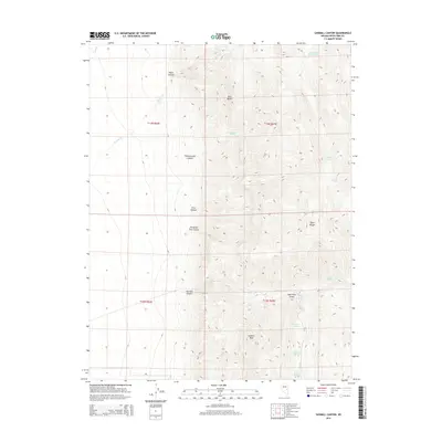 2014 Map of Sawmill Canyon, 2014 Print