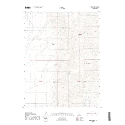 2018 Map of Sawmill Canyon, 2018 Print