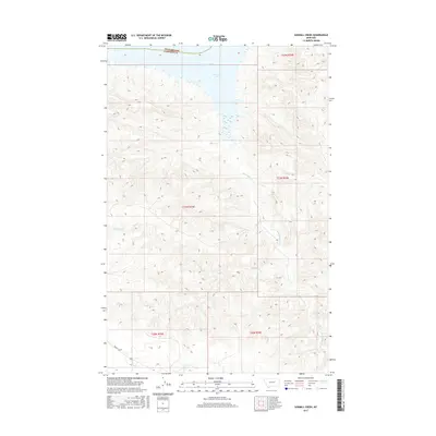 2017 Map of Sawmill Creek, 2017 Print