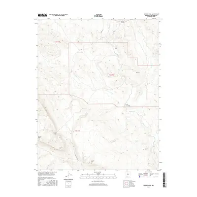 2017 Map of Sawmill Mesa, 2017 Print