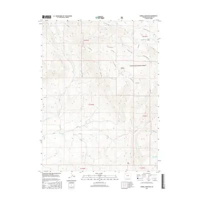 2016 Map of Sawmill Mountain, 2016 Print