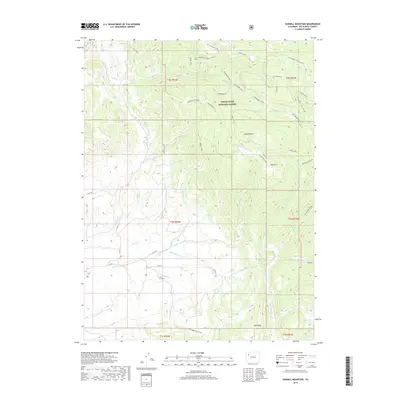 2019 Map of Sawmill Mountain, 2019 Print