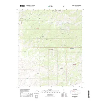2018 Map of Sawmill Mountain, 2018 Print