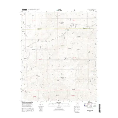 2013 Map of Sawmill Peak, 2013 Print