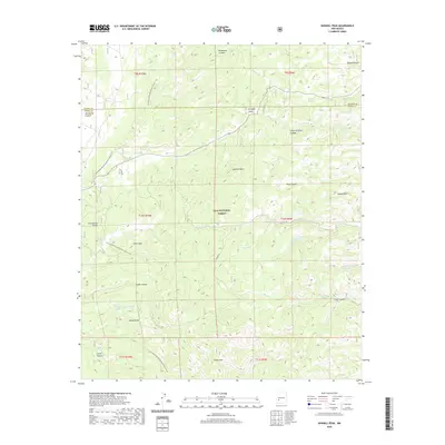 2020 Map of Sawmill Peak, 2020 Print