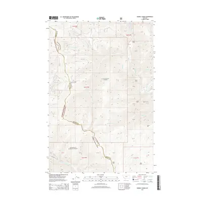 2014 Map of Sawmill Saddle, 2014 Print