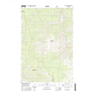 2017 Map of Sawmill Saddle, 2017 Print