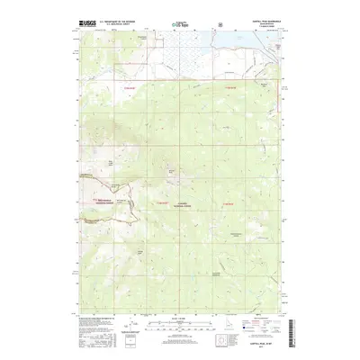 2017 Map of Sawtell Peak, 2017 Print