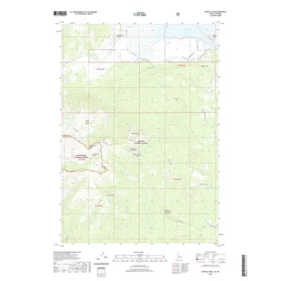 2020 Map of Sawtell Peak, 2020 Print