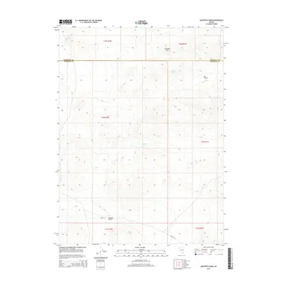 2014 Map of Sawtooth Knob, 2014 Print