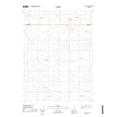 2018 Map of Sawtooth Knob, 2018 Print