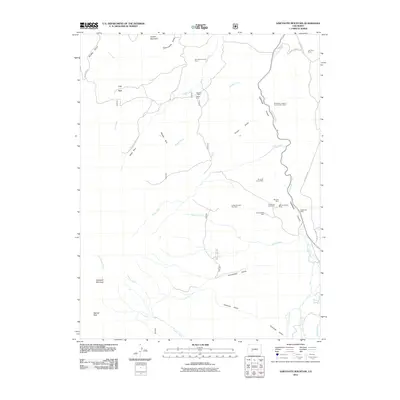 2011 Map of Sawtooth Mountain, 2011 Print