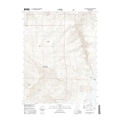 2016 Map of Sawtooth Mountain, 2016 Print
