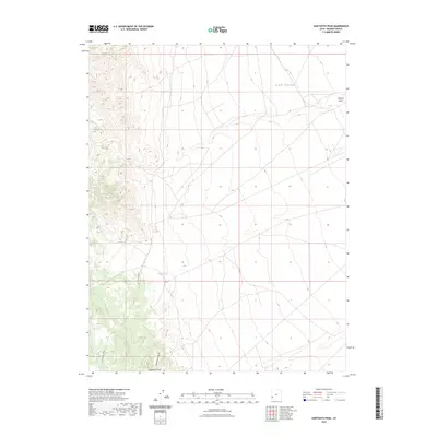 2023 Map of Sawtooth Peak, 2023 Print