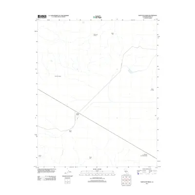 2012 Map of Sawtooth Ridge, 2012 Print