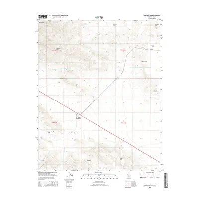 2015 Map of Sawtooth Ridge, 2015 Print