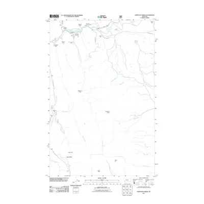 2011 Map of Sawtooth Ridge, 2011 Print
