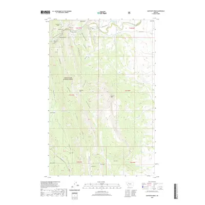 2020 Map of Sawtooth Ridge, 2020 Print