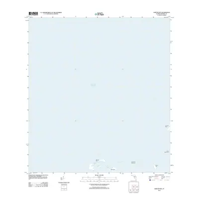 2012 Map of Sawyer Key, 2012 Print