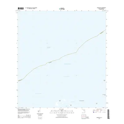 2015 Map of Sawyer Key, 2015 Print