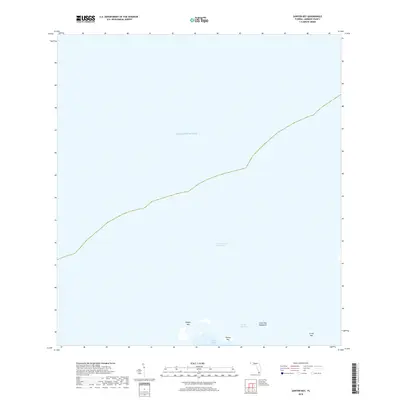 2018 Map of Sawyer Key, 2018 Print