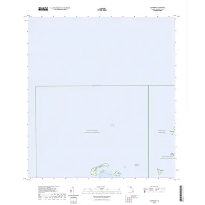 2024 Map of Sawyer Key, 2024 Print