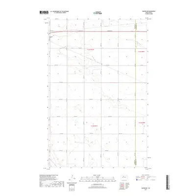 2017 Map of Sawyer NE, 2017 Print