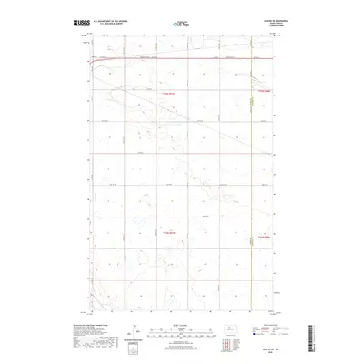2020 Map of Sawyer NE, 2020 Print