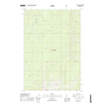 2020 Map of Sawyer Ridge, 2020 Print