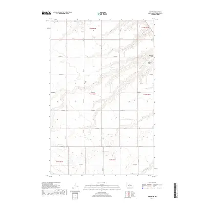 2017 Map of Sawyer SW, 2017 Print