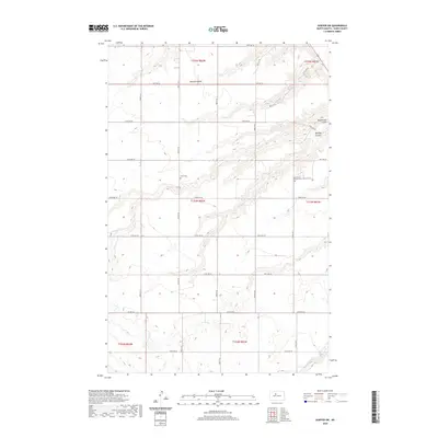 2020 Map of Sawyer SW, 2020 Print