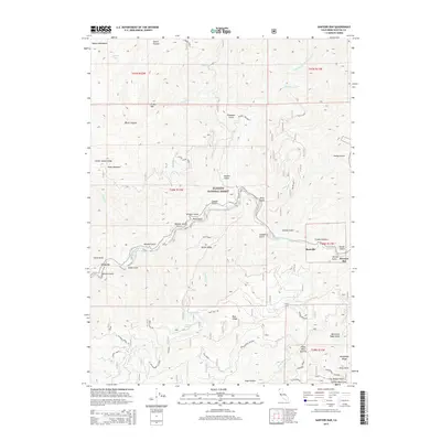 2015 Map of Sawyers Bar, 2015 Print