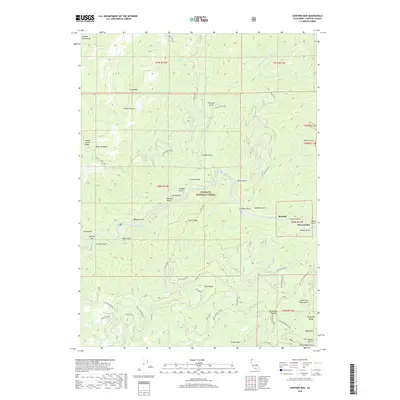 2018 Map of Sawyers Bar, 2018 Print