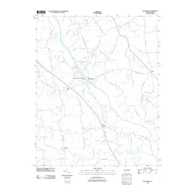 2010 Map of Saxapahaw, 2010 Print