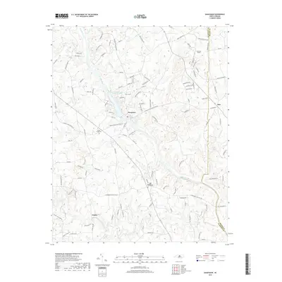 2019 Map of Saxapahaw, 2019 Print