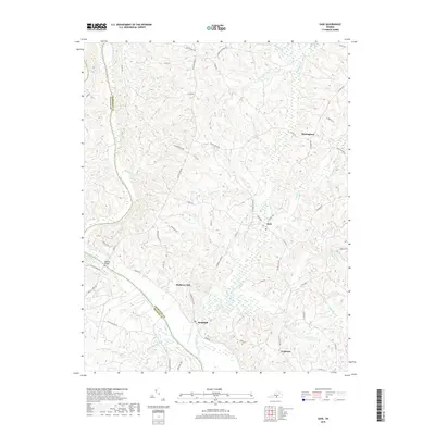 2019 Map of Saxe, 2019 Print