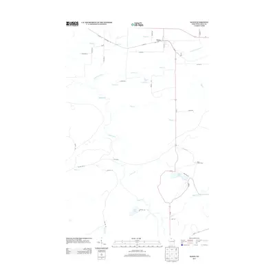 2013 Map of Saxon, 2013 Print