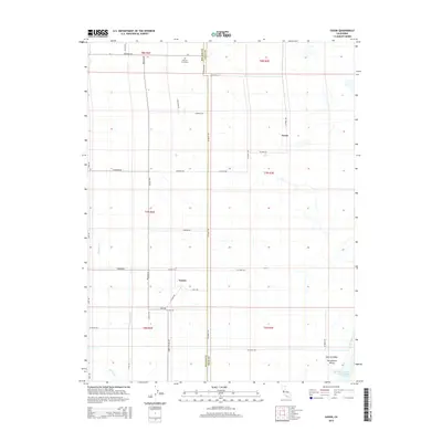 2015 Map of Saxon, 2015 Print
