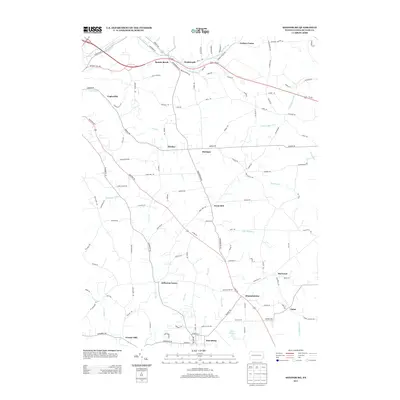 2013 Map of Saxonburg, 2013 Print