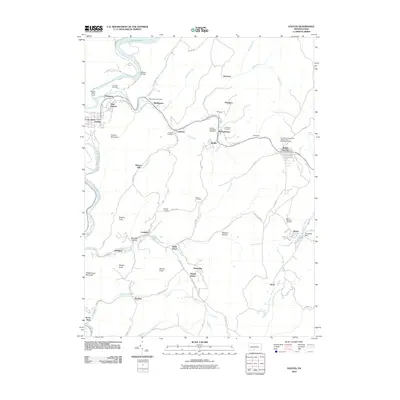 2010 Map of Saxton, 2010 Print