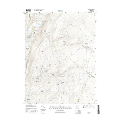 2016 Map of Saxton, 2016 Print