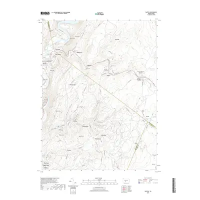 2019 Map of Saxton, 2019 Print