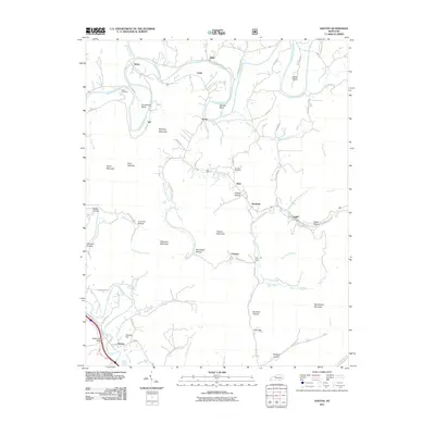 2011 Map of Saxton, 2011 Print