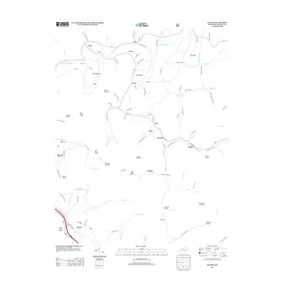 2013 Map of Saxton, 2013 Print